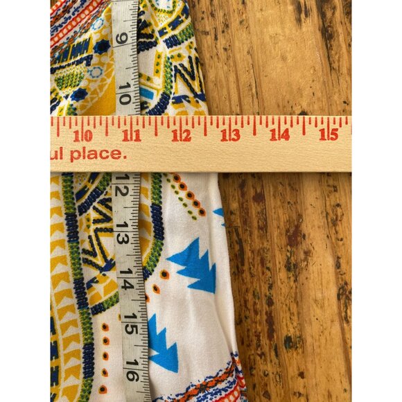 Jealous Tomato Boho Multicolor Printed Maxi Dress Small Spaghetti Straps Rayon - Picture 6 of 7